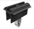 SL Rack Mittelklemme Vario schwarz eloxiert